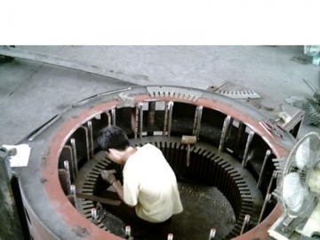 高壓電機(jī)定子線(xiàn)圈發(fā)生內(nèi)、外腐蝕的原因