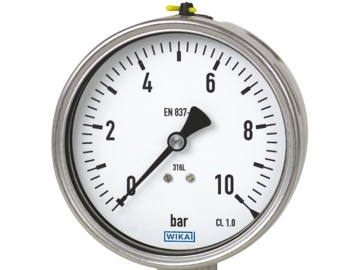 232.50, 233.50波登管壓力表，不銹鋼材質(zhì)