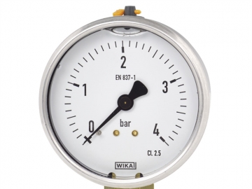 113.53波登管壓力表，銅合金材質