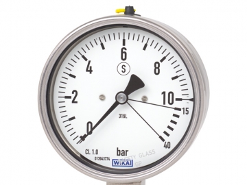 232.36, 233.36波登管壓力表，不銹鋼材質