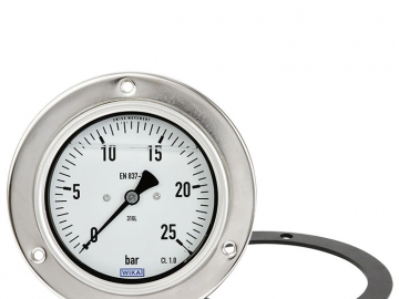 PG23CP波登管壓力表，不銹鋼材質(zhì)