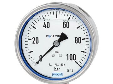 PG23LT波登管壓力表，不銹鋼材質(zhì)