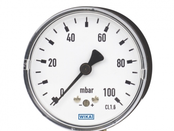 611.10, 631.10膜盒式壓力表，銅合金或不銹鋼材質(zhì)