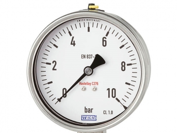 PG28波登管壓力，哈氏合金材質(zhì)