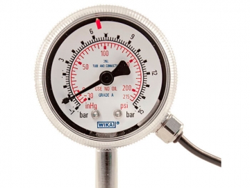 230.15波登管壓力表，不銹鋼材質