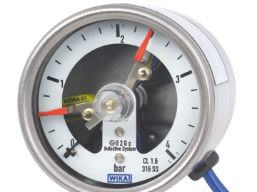 PGS23.063帶開關(guān)電接點的波登管壓力表