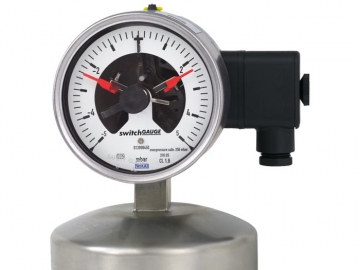 632.51+8xx帶電接點開關(guān)的膜盒式壓力表