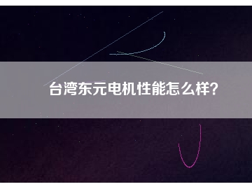 臺(tái)灣東元電機(jī)性能怎么樣？