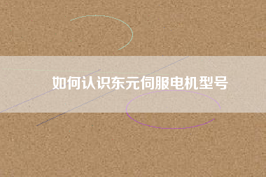 如何認識東元伺服電機型號