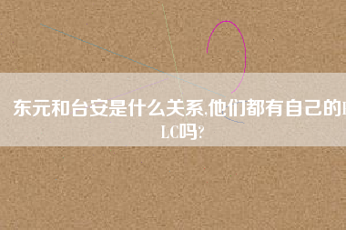 東元和臺安是什么關(guān)系,他們都有自己的PLC嗎?